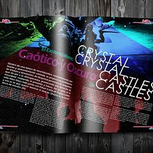 Crystal Castles. Design, Traditional illustration, and Music project by Jacobo García Peñalver - 11.03.2013