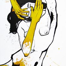 Yellow Inkish . Un progetto di Illustrazione tradizionale di AINHOA AZUMENDI GARCÍA - 04.11.2013