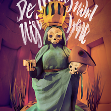 Postal. Design, 3D, and Traditional illustration project by Zigor Samaniego - 11.06.2013