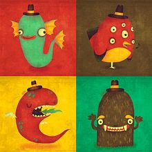 Baby Monsters. Un proyecto de Diseño, Publicidad, Cine, vídeo, televisión e Ilustración tradicional de Jotaká - 11.11.2013