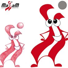MASSAM. Design, Traditional illustration, Br, ing, Identit, Character Design, and Graphic Design project by Marta Serrano Sánchez - 11.11.2010