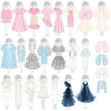 Ilustración de Moda. Design, Traditional illustration, Costume Design, and Fashion Design project by Marta Serrano Sánchez - 11.12.2011
