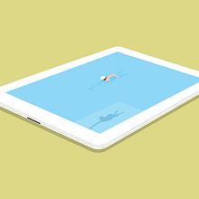 SwimmingPad. Design, and Traditional illustration project by beitebe - 11.16.2013