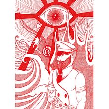 LE MARINE Premium Rum. Un progetto di Design e Illustrazione tradizionale di José Manuel Fuentes Muñoz - 15.11.2013