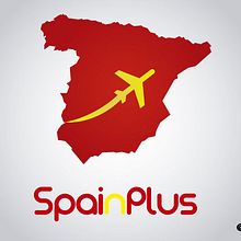 Logo SpainPlus. Design, and Traditional illustration project by Javi Rodríguez - 11.18.2013