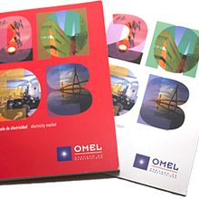 Memoria de Empresa OMEL 08. Design, and Traditional illustration project by Pedro Soria García - 05.17.2009