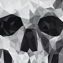 Geometric Skull.. Projekt z dziedziny Design, Trad, c i jna ilustracja użytkownika Sergio Gómez - 18.11.2013