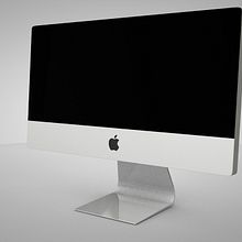 Modelado pantalla Mac con cinema 4D. Un proyecto de Diseño y 3D de Andrea García Malo de Molina - 18.11.2013