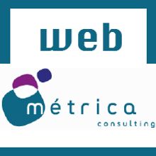 Página Web de Metrica Consulting, S.L.. Design, UX / UI, and Traditional illustration project by Pedro Soria García - 11.18.2013