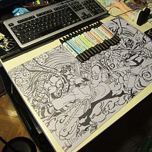 Naruto's playmat. Photograph, Film, Video, TV, Design, and Traditional illustration project by Sara C. Rodríguez - 11.19.2013