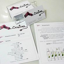 Identidad corporativa, peluquera a domicilio. Design, and Traditional illustration project by Marta Alfajarín Clemente - 11.20.2013