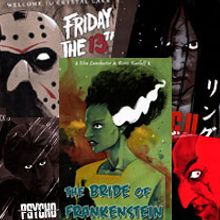 Ilustraciones: Películas de Terror II. Un progetto di Cinema, video e TV e Illustrazione tradizionale di Martín Enrique Pelozo - 21.11.2013