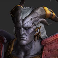 Arishok of Dragon Age 2 Zbrush. 3D project by Leti M. Vila - 11.24.2013