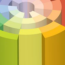Chromatic Objects. Design, Traditional illustration, and 3D project by Refrito Studio - 11.21.2013
