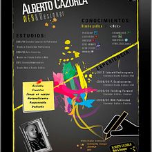 Cv. Un proyecto de Diseño, Publicidad y UX / UI de Alberto Cazorla - 28.11.2013