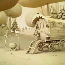 Wagon Environment. 3D project by Érika G. Eguía - 10.17.2013