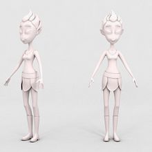 Personaje Vera. 3D project by Érika G. Eguía - 07.12.2013