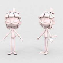 Modelado Niño Cola. 3D project by Érika G. Eguía - 05.28.2013