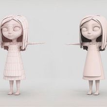 Personaje Clementine. Un proyecto de 3D de Érika G. Eguía - 20.07.2013