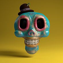 DIA DE LOS MUERTOS // BOCETOS. Design, Traditional illustration, and 3D project by Javier Verdugo - 11.25.2013