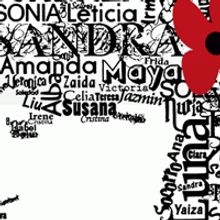 Con nombre de mujer. Un proyecto de Diseño, Ilustración tradicional y Publicidad de José David López Sánchez - 26.11.2013