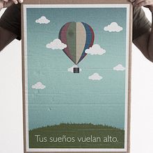 Ilustración Tus sueños vuelan alto.. Design, and Traditional illustration project by Oitenta - 11.26.2013