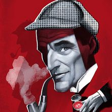 Sherlock Holmes "Estudio en Escarlata" . Traditional illustration project by Fernando Vicente - 11.26.2013