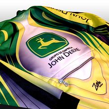 Chaqueta ciclista (diseño corporativo JOHN DEERE) colección de invierno.. Design, and Advertising project by David Zurita Gómez - 11.26.2013