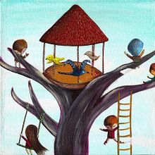 Lo que pasa en el árbol. Traditional illustration project by pipah - 11.26.2013