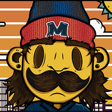Diseño de camisetas "Milenium" . Design, and Traditional illustration project by Domingo Hernández Vaquero - 11.28.2013