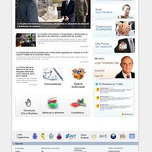 Ministerio del interior. Un progetto di Web development, Design, Web design e UX / UI di Facunn Brusau - 05.03.2014