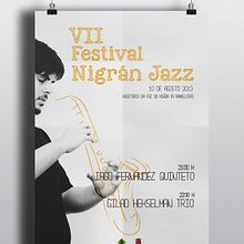 Propuesta diseño Festival Nigrán Jazz. Design project by Ana García Pascual - 11.29.2013