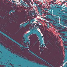 "Por los pelos" Serigrafía. Un projet de Illustration traditionnelle, Publicité , et Cinéma, vidéo et télévision de Juan Esteban Rodríguez - 29.11.2013