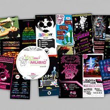 FLYERS 2008/2010. Design project by Álvaro Rodríguez Rey - 12.01.2013