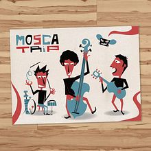 Mosca Trip. Design, Traditional illustration, and Advertising project by Rafa Garcia - 04.21.2010