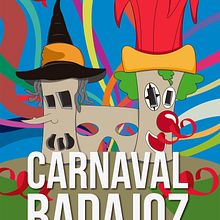 Cartel carnaval Badajoz 2014 . Projekt z dziedziny Design, Trad, c i jna ilustracja użytkownika Pablo Fernandez Diez - 02.12.2013