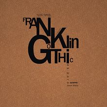 Tipografía I - Desplegable Franklin Gothic. Design project by lala-1 - 12.03.2013