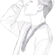 Taeyang. Un proyecto de Ilustración tradicional de Maria Martinez - 03.12.2013