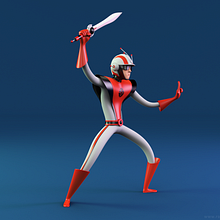 Senshi / 戦士. Projekt z dziedziny Design, Trad, c, jna ilustracja i 3D użytkownika Rafael Carmona - 03.12.2013