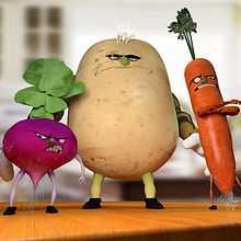 Verduras Gang Ein Projekt aus dem Bereich Traditionelle Illustration und 3D von Alexis R - 04.12.2013