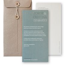 Jorge & Cristina · 13 Julio 2013. Design project by Cristina Planells del Barrio - 12.04.2013