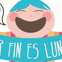 Ilustración para cabecera de página de Facebook "Por fín es Lunes" Ein Projekt aus dem Bereich Design und Traditionelle Illustration von Izaskun Sáez - 09.08.2013