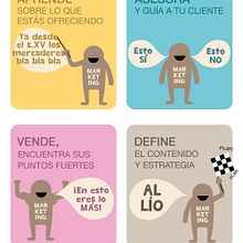 Infografía: Guía de Marketing básico Ein Projekt aus dem Bereich Design und Traditionelle Illustration von Izaskun Sáez - 07.10.2013