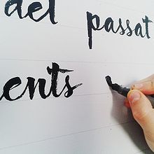 Josep Plà - Cal·ligrafia. Een project van  Ontwerp van Xavi Teruel - 01.06.2013