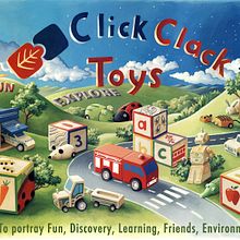 Pótser para Click Clack Toys.. Un proyecto de Ilustración tradicional y Publicidad de Cinta Vidal Agulló - 08.12.2013