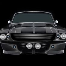 Recreación Mustang Shelby 3D con Illustrator . % Ines Durruti Codorníu tarafından hazırlanan Geleneksel illüstras, Ve on projesi - 03.19.2011