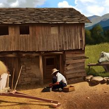 Campesino - Pintura digital realizada con los dedos en el Ipad Ein Projekt aus dem Bereich Design und Traditionelle Illustration von Jaime Sanjuan Ocabo - 12.12.2013