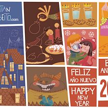 Nadala 2014. Design, and Traditional illustration project by Cristian Barbeito Jerez - 12.17.2013