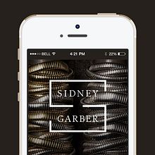 Sidney Garbar mobile app. Un proyecto de Diseño, Fotografía y UX / UI de Xavier Nadal - 17.12.2013