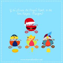 Y tú, ¿eres de Papá Noel o de los Reyes Magos?. Un proyecto de Ilustración tradicional de Carmen González Rodríguez - 19.12.2013